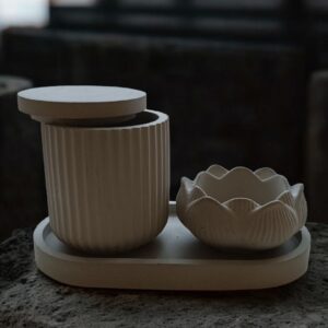 Käsitsi valmistatud kipsist sisustuskomplekt