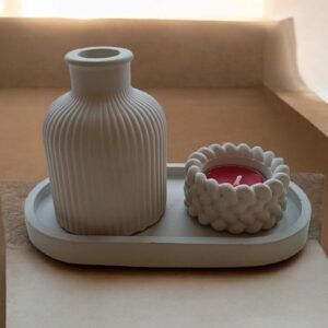 Käsitsi valmistatud kipsist sisustuskomplekt