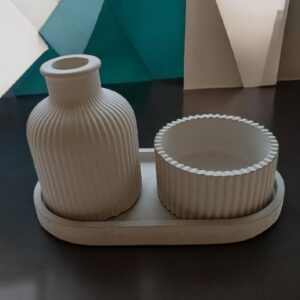 Käsitsi valmistatud kipsist sisustuskomplekt