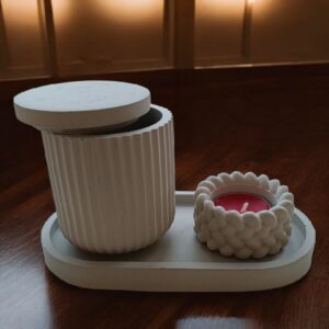 Käsitsi valmistatud kipsist sisustuskomplekt