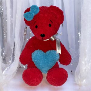 Plüüsist kaisukaru südamega, 22 cm