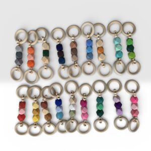 Silikoonist ja puidust närimislelu-12cm